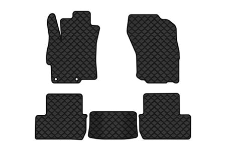 Килимки з екошкіри в салон авто EVAtech для Lancer (10) MT Mitsubishi 2007-2018 10 покоління Sedan EU (MT3178C5AV2BBB)