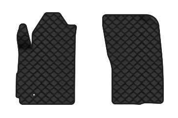 Коврики из экокожи в салон авто передние EVAtech ECO для Outlander Mitsubishi 2003-2006 1 поколение SUV EU (MT3179ACC2CP1BBB)