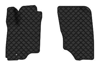 Коврики из экокожи в салон авто передние EVAtech ECO для Outlander Mitsubishi 2003-2006 1 поколение SUV EU (MT3179ADO2CP1BBB)