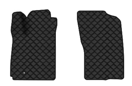 Коврики из экокожи в салон авто передние EVAtech ECO для Outlander Mitsubishi 2003-2006 1 поколение SUV EU (MT3179AEC2CP1BBB)