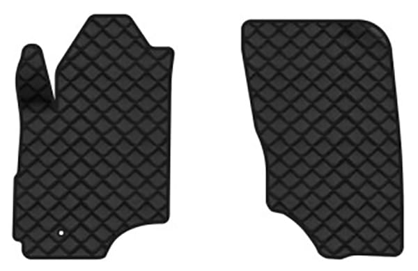 Килимки з екошкіри в салон авто передні EVAtech для Outlander Mitsubishi 2003-2006 1 поколение SUV EU MT3179ALO2CP1BBB