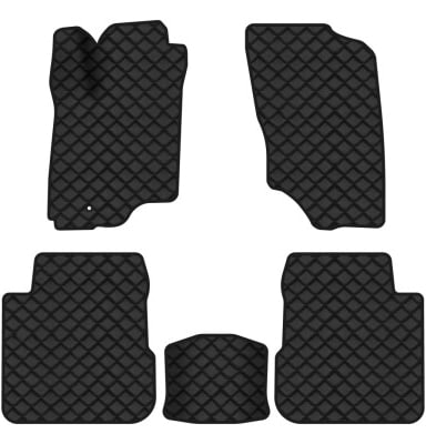 Килимки з екошкіри в салон авто EVAtech для Outlander Mitsubishi 2003-2006 1 покоління SUV EU (MT3179CEO5CP1BBB)