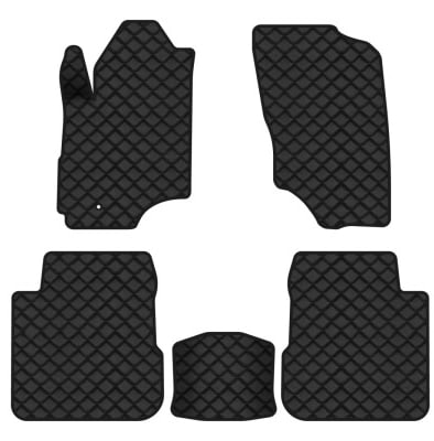 Килимки з екошкіри в салон авто EVAtech для Outlander Mitsubishi 2003-2006 1 покоління SUV EU (MT3179CVO5CP1BBB)