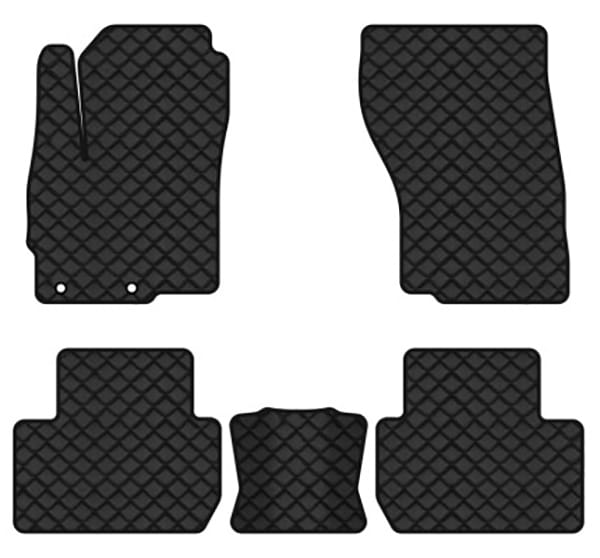 Килимки з екошкіри в салон авто EVAtech для Outlander 5 seats Mitsubishi 2013 3 покоління SUV EU (MT3180C5AV2BBB)