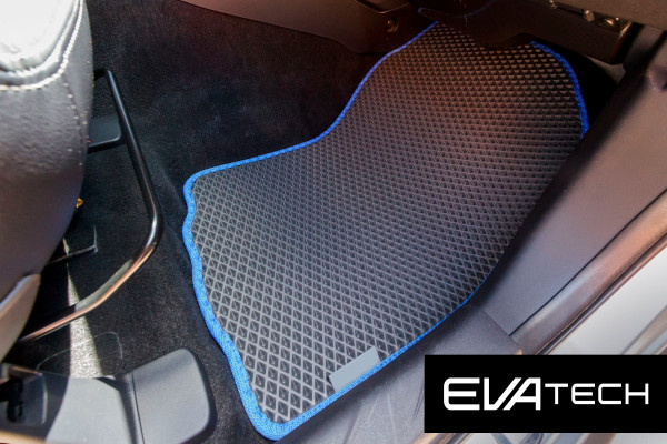 Фото - Килимки з екошкіри в салон авто EVAtech для Outlander XL Mitsubishi 2006-2012 2 покоління SUV EU (MT3181CV5AV2BBB)