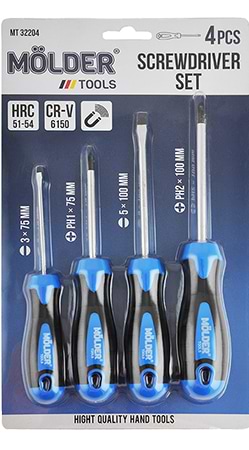 Фото - Набор отверток Molder 4 шт. (MT32204)