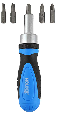 Фото - Викрутка зі змінними бітами Molder 5 в 1 (MT32305)