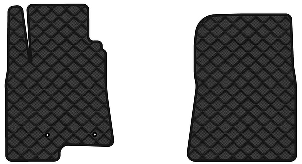 Фото - Коврики из экокожи в салон авто передние EVAtech для Pajero Wagon (V80) 7 seats Mitsubishi 2006-2021 4 поколение SUV EU MT32719A2LA2BBB