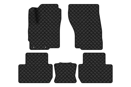 Коврики из экокожи в салон авто EVAtech для Outlander 7 seats Mitsubishi 2013 3 поколение SUV EU (MT34229CD5LA2BBB)