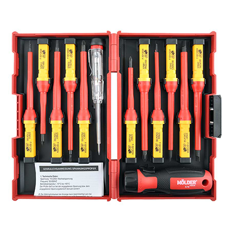 Набір викруток Molder VDE 1000 В 13 шт. (MT35213)