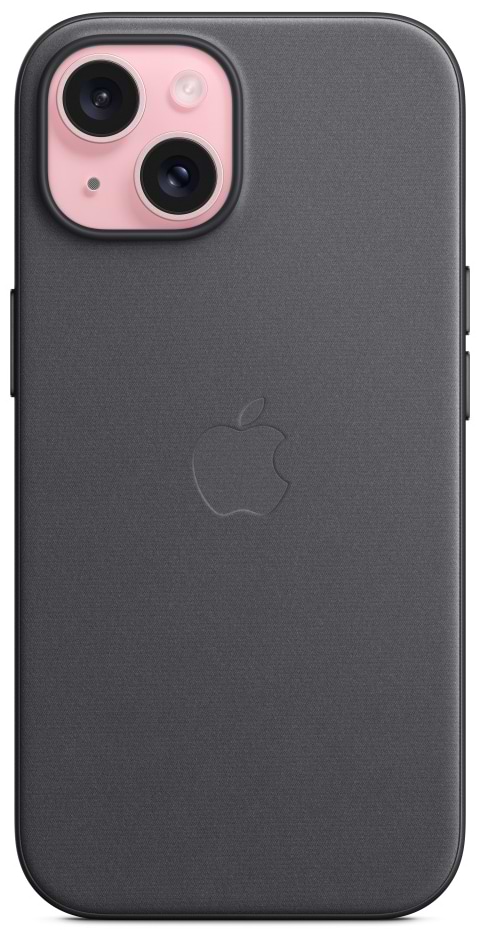 Фото - Чохол для смартфону Apple FineWoven Case with MagSafe iPhone 15 Black (MT393)