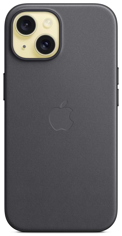 Фото - Чохол для смартфону Apple FineWoven Case with MagSafe iPhone 15 Black (MT393)