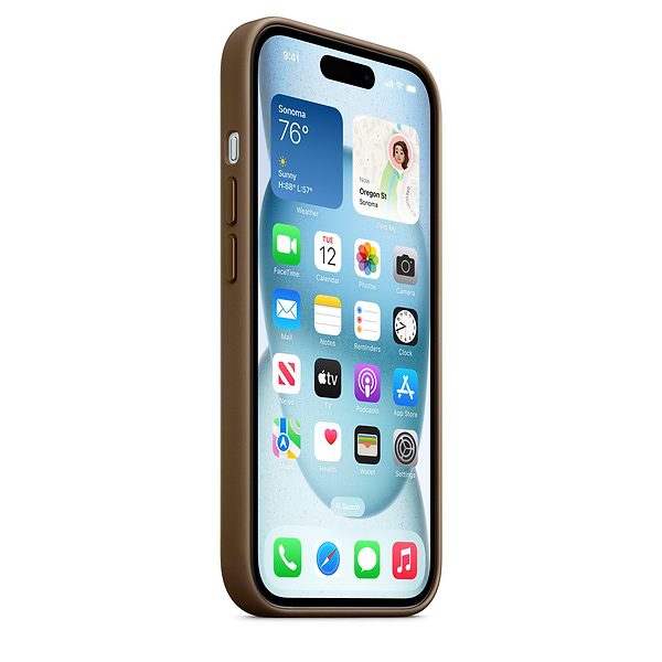 Фото - Чехол для смартфона Apple FineWoven Case with MagSafe iPhone 15 Taupe (MT3C3)