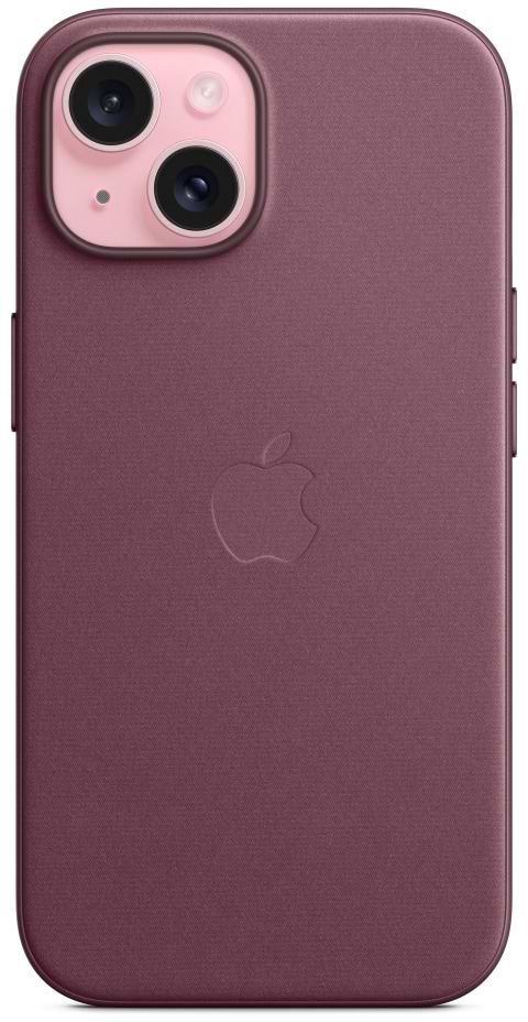 Фото - Чохол для смартфону Apple FineWoven Case with MagSafe iPhone 15 Mulberry (MT3E3)