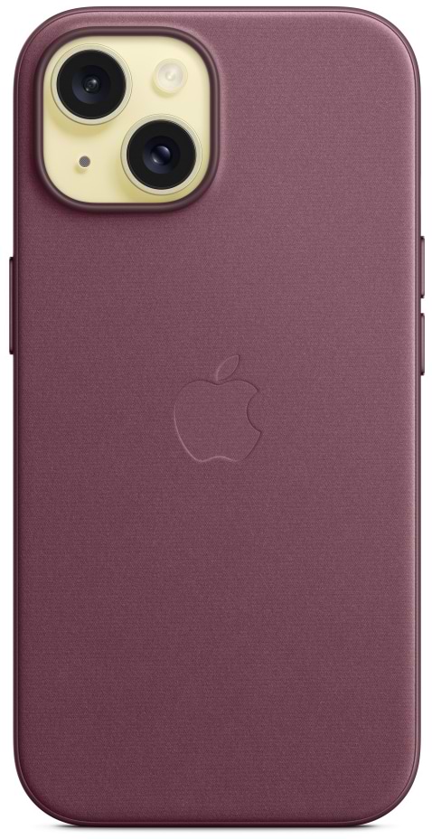 Фото - Чохол для смартфону Apple FineWoven Case with MagSafe iPhone 15 Mulberry (MT3E3)