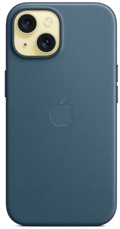 Фото - Уцінка - Чохол для смартфону Apple FineWoven Case with MagSafe iPhone 15 Pacific Blue (MT3G3)