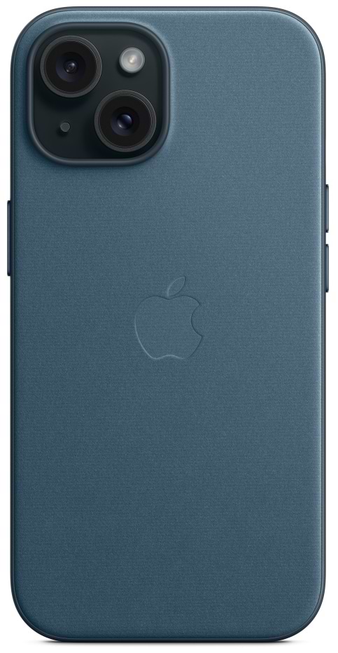 Фото - Уцінка - Чохол для смартфону Apple FineWoven Case with MagSafe iPhone 15 Pacific Blue (MT3G3)