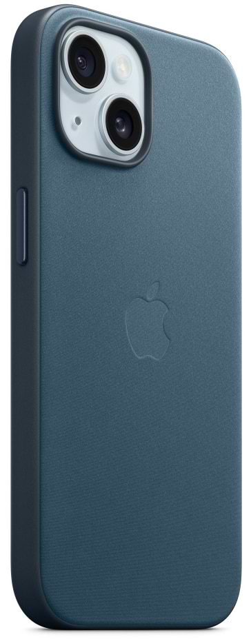 Фото - Уцінка - Чохол для смартфону Apple FineWoven Case with MagSafe iPhone 15 Pacific Blue (MT3G3)