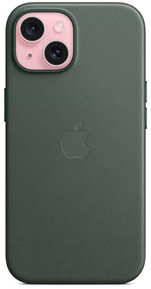 Фото - Чехол для смартфона Apple FineWoven Case with MagSafe iPhone 15 Evergreen (MT3J3)