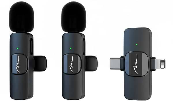 Фото - Мікрофон для смартфона Media-Tech USB-C/Lightning 2-Pack Micro-Mic Duo (MT416) Black Фото - Мікрофон для смартфона Media-Tech USB-C/Lightning 2-Pack Micro-Mic Duo (MT416) Black