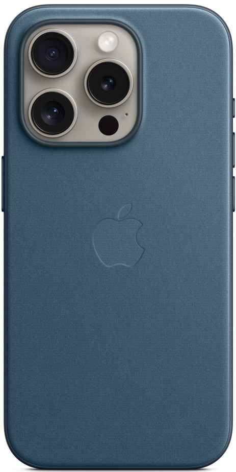 Чехол для смартфона Apple FineWoven Case with MagSafe Pacific iPhone 15 Pro Blue (MT4Q3) - Фото 1