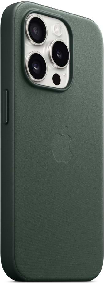 Фото - Чохол для смартфону Apple FineWoven Case with MagSafe iPhone 15 Pro Evergreen (MT4U3)