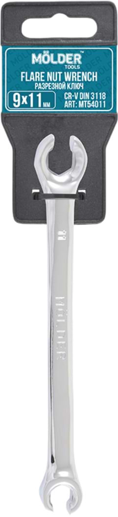 Ключ накидной Molder CR-V 9х11 мм (MT54011)
