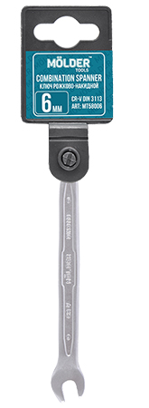 Ключ комбинированный Molder CR-V 6 мм (MT58006)