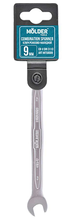 Ключ комбинированный Molder CR-V 9 мм (MT58009)