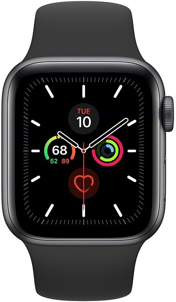 Фото - Смарт-часы Apple Watch Series 5 44mm Space Gray Aluminum Case with Black Sport Band
