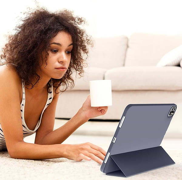 Фото - Чохол для планшета Becover Tri Fold Soft TPU Silicone for Apple iPad Air 13" M2/M3 (2024/2025) Purple (711743)