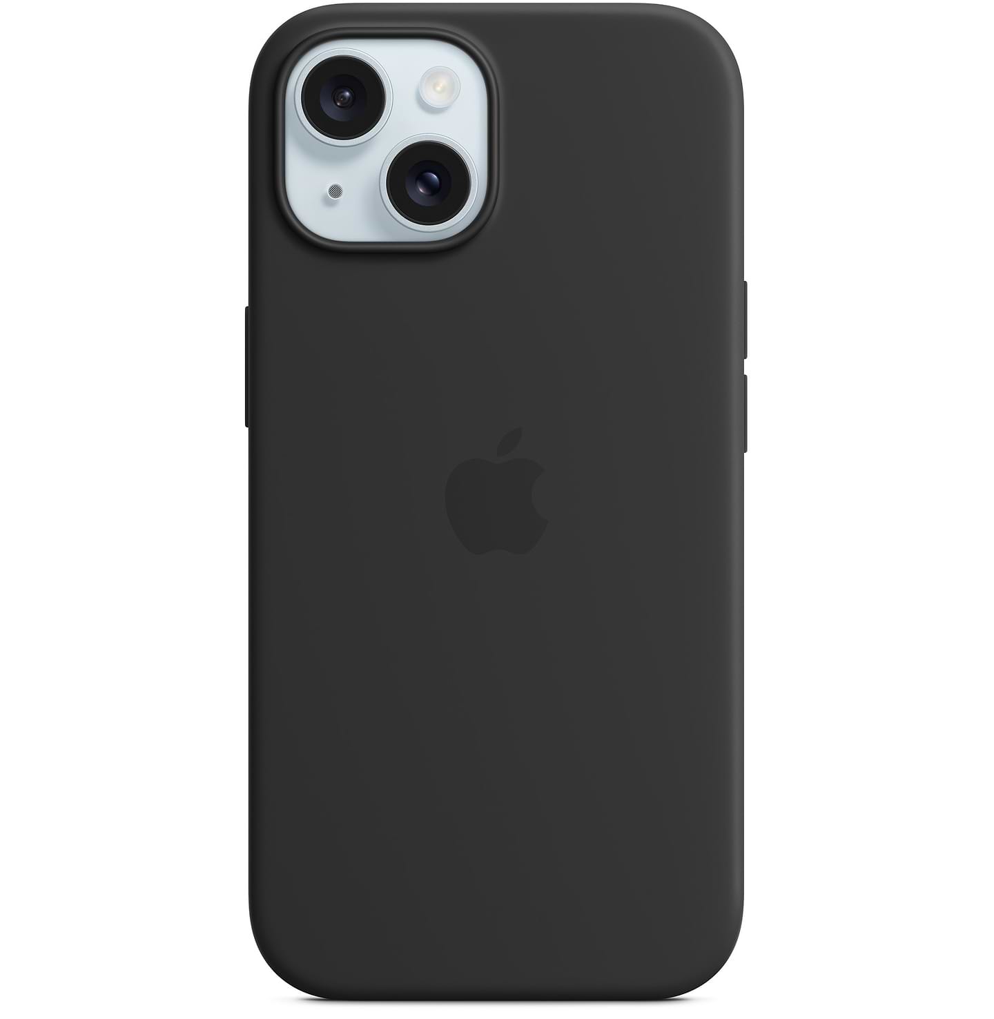 Чохол для смартфону Apple iPhone 15 Silicone Case with MagSafe Black (MXPD3) - Фото 1