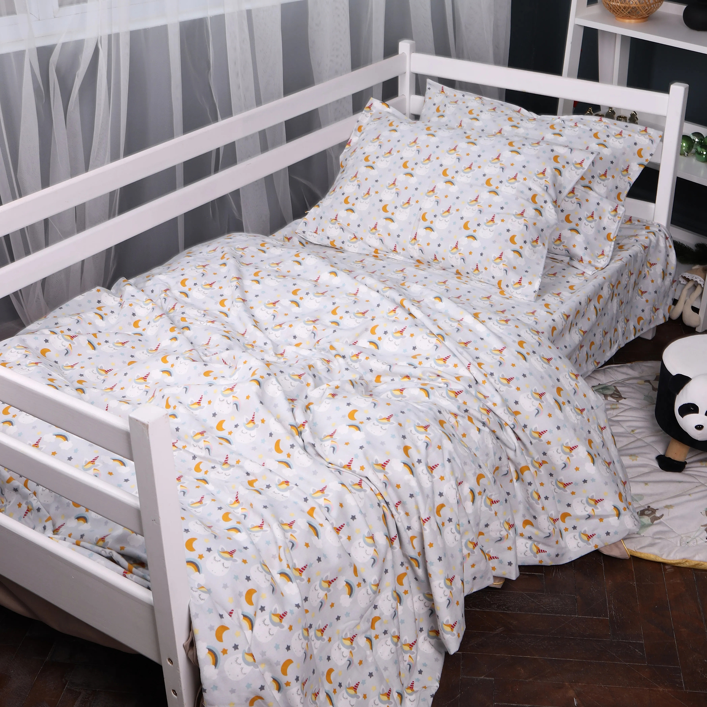 Комплект постільної білизни MirSon 018 Unicorn 2 x 143 x 210 см (2200009656071)