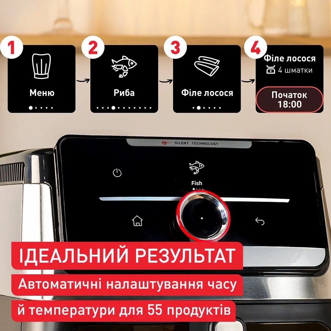 Фото - Уценка - Мультипечь Tefal EASY FRY SILENCE SMART XXL EY876DE1