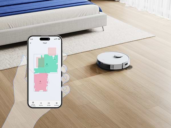 Фото - Робот-пилосос миючий Ecovacs N20 PRO DKX55 WHITE