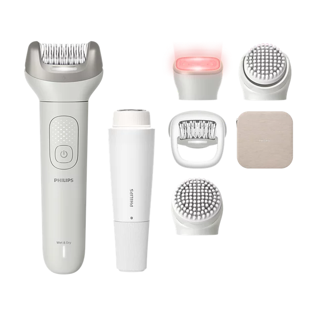 Мультифункциональный прибор по уходу за кожей Philips с насадкой Skin LED BRE738/00 серии 9900