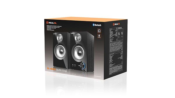 Фото - Комп'ютерна акустика звичайна 2.0 REAL-EL S-420