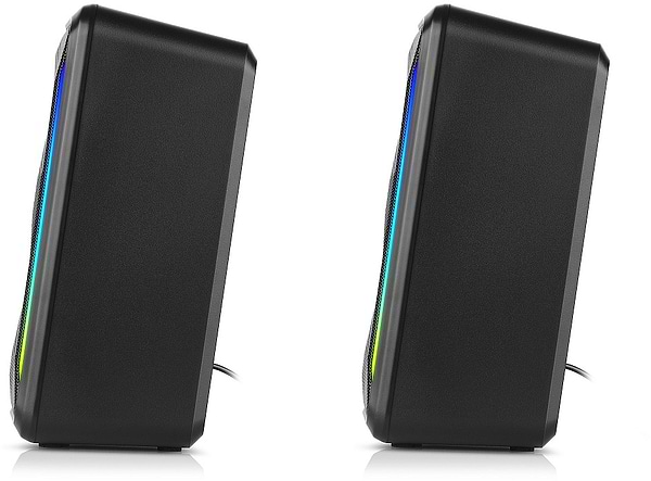 Фото - Комп'ютерна акустика компактна 2.0 REAL-EL S-130 Black (EL121100018)