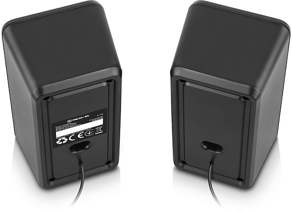 Фото - Комп'ютерна акустика компактна 2.0 REAL-EL S-130 Black (EL121100018)