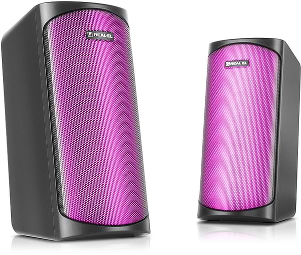 Фото - Комп'ютерна акустика компактна 2.0 REAL-EL S-135 Black (EL121100019)