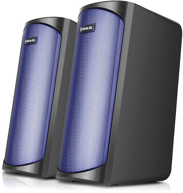 Фото - Комп'ютерна акустика компактна 2.0 REAL-EL S-135 Black (EL121100019)