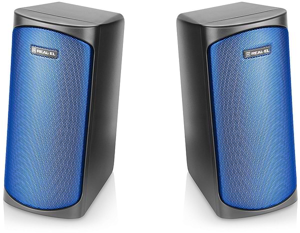 Фото - Комп'ютерна акустика компактна 2.0 REAL-EL S-135 Black (EL121100019)