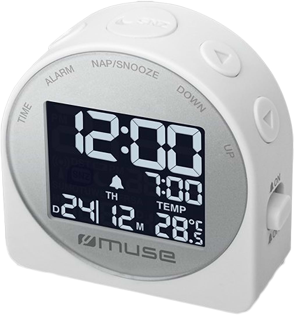 Настольные часы Muse M-09 CW Gray