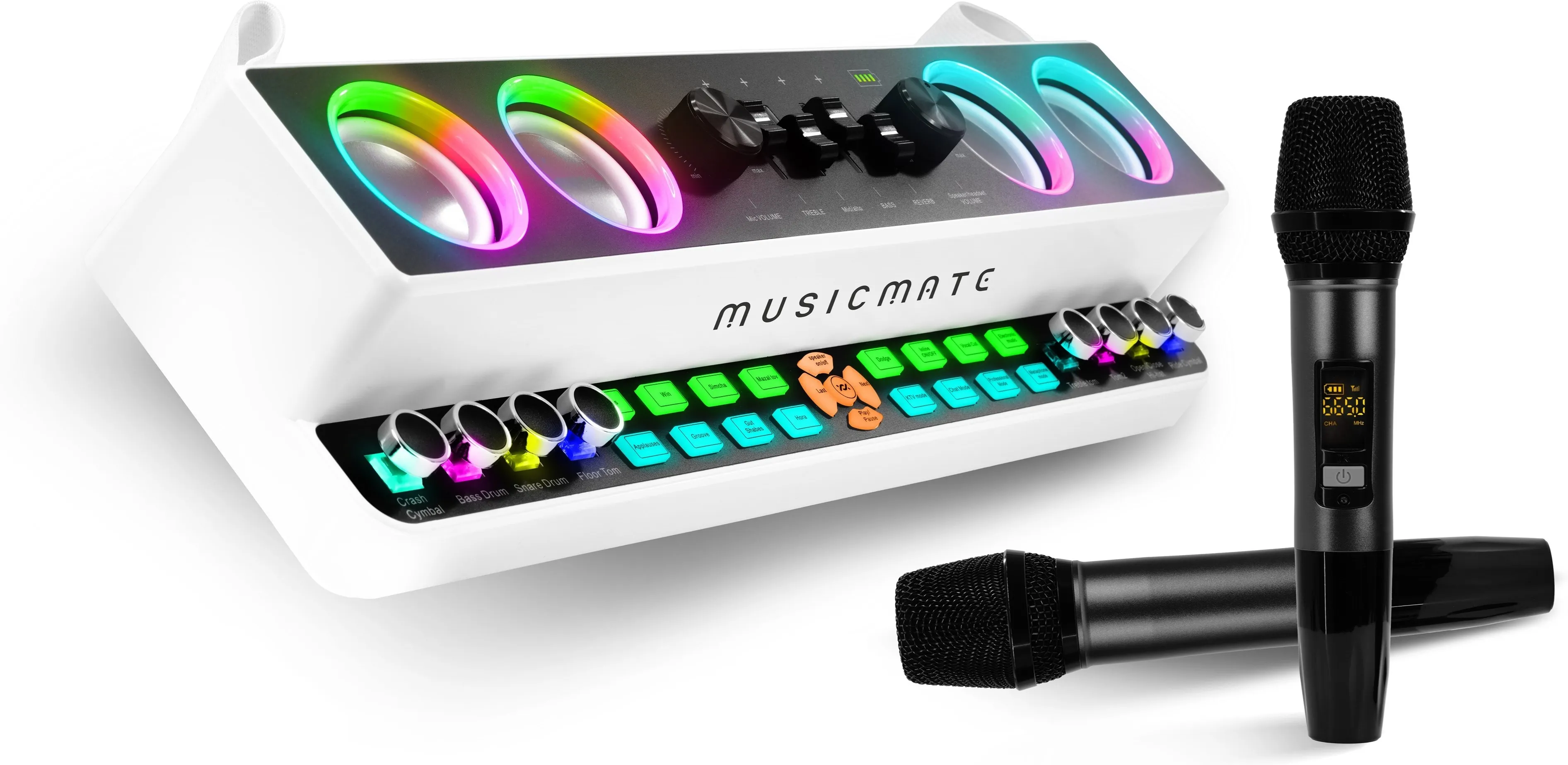 Портативная акустика Musicmate Мобильный караоке MM-SC600 SonicPulse
