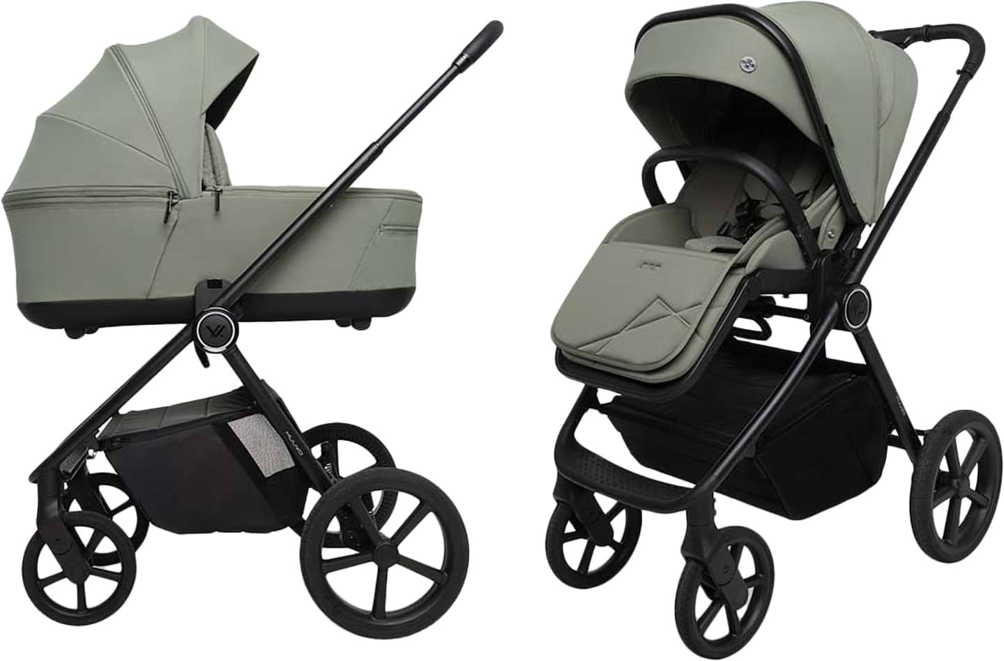 Коляска универсальная 2 в 1 Muuvo One Olive (MONE-W-2W1-OLIVE)