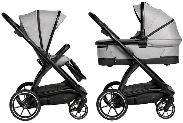 Фото - Коляска універсальна 2 в 1 Muuvo Trick Steel Grey (MTRICK-W-STEEL-GREY-2W1)