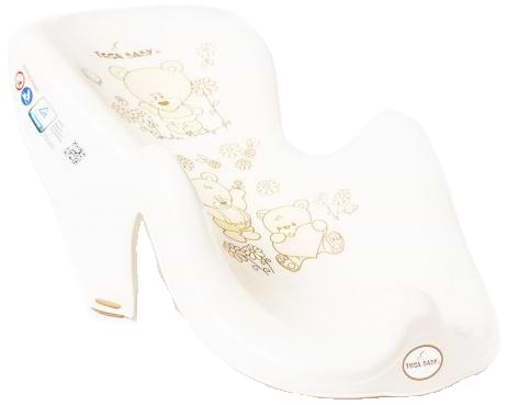 Гірка в ванночку Tega Baby Ведмедики, Бежевий (MS-003NOWY-119) - Фото 1