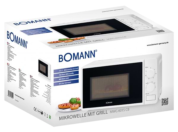 Фото - Микроволновая печь (СВЧ) Bomann MWG 6015 CB White