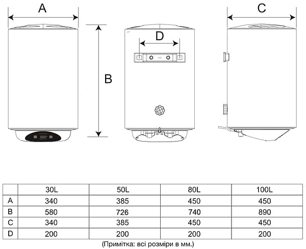 Фото - Водонагреватель WetAir MWH1-80L