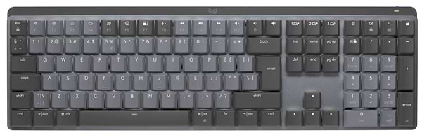 Фото - Клавіатура бездротова Logitech MX Mechanical Wireless Graphite Clicky (920-010759)